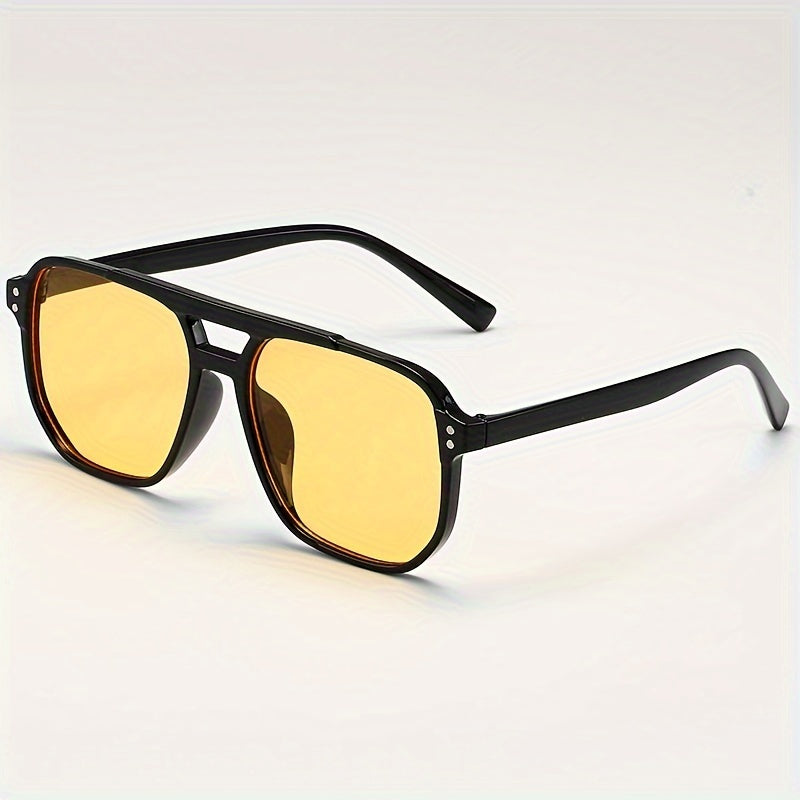 Colourful Retro Punk Square Sunglasses for Men with Bold Style and Ultimate Comfort | Rick