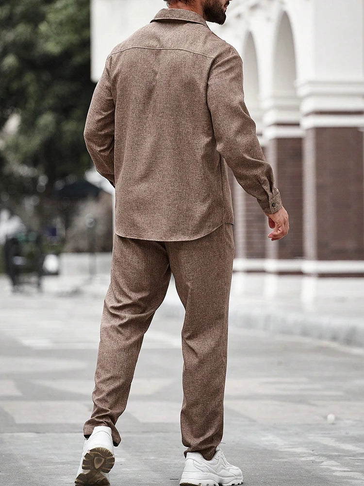 Two-piece Casual Suit | Modern & Sophisticated Look | Comfortable Soft Fabric