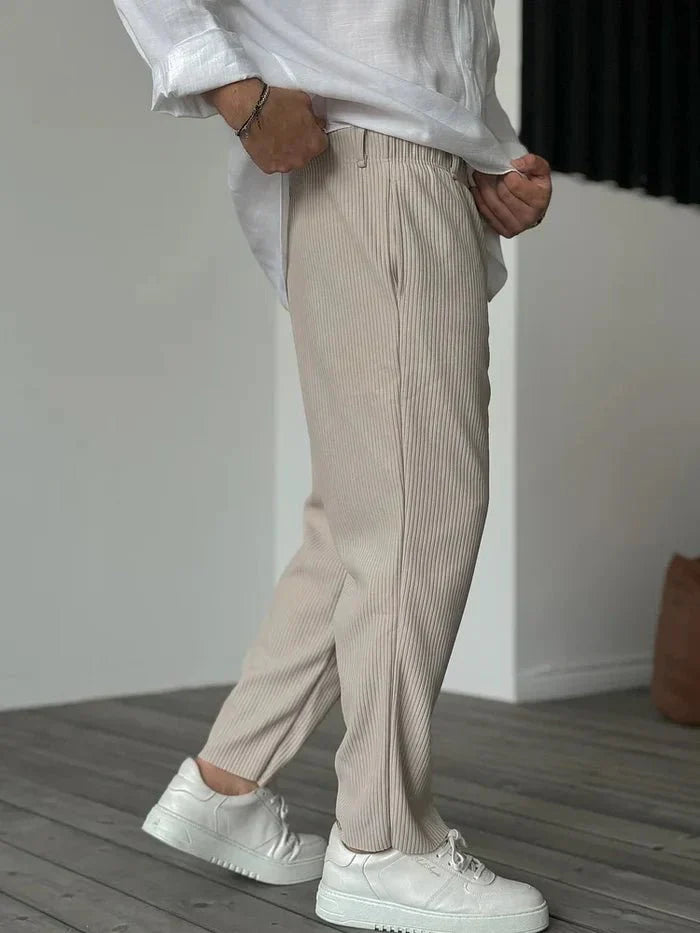 Luxury ribbed trousers | Elegant & Timeless | Comfortable fit | Men's