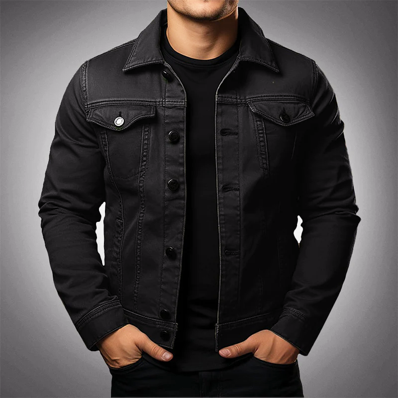 Classic Denim Jacket | Durable & Stylish | Versatile Cotton | Men's
