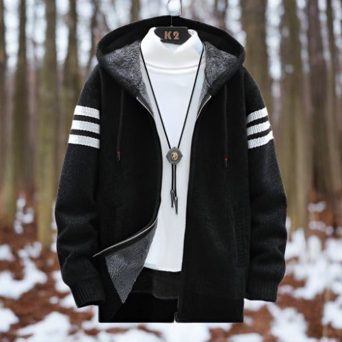 Cozy Winter Jacket with Hood for Men with Ultimate Warmth and Unique Style | Stijn
