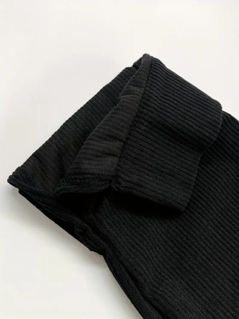 Men's Casual Set | Long sleeves & Roll-neck | Solid Colour | Spring