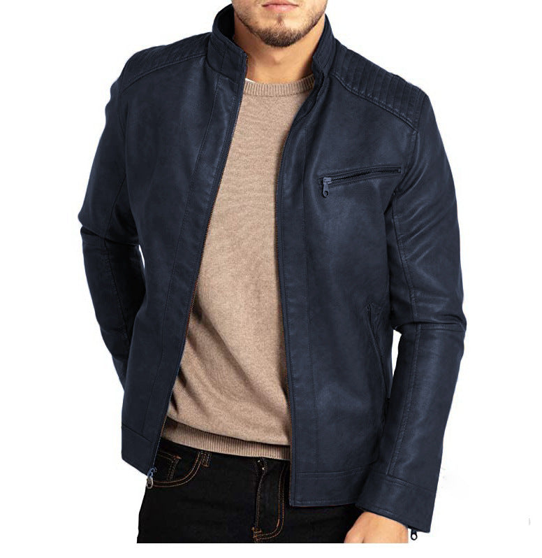 Bold and stylish leather jacket for men with timeless look and sophisticated elegance | Mohammed
