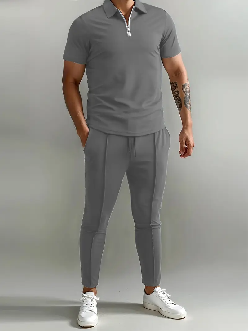 Men's set | Sporty & Elegant | Slim Fit & Breathable | Casual Comfort