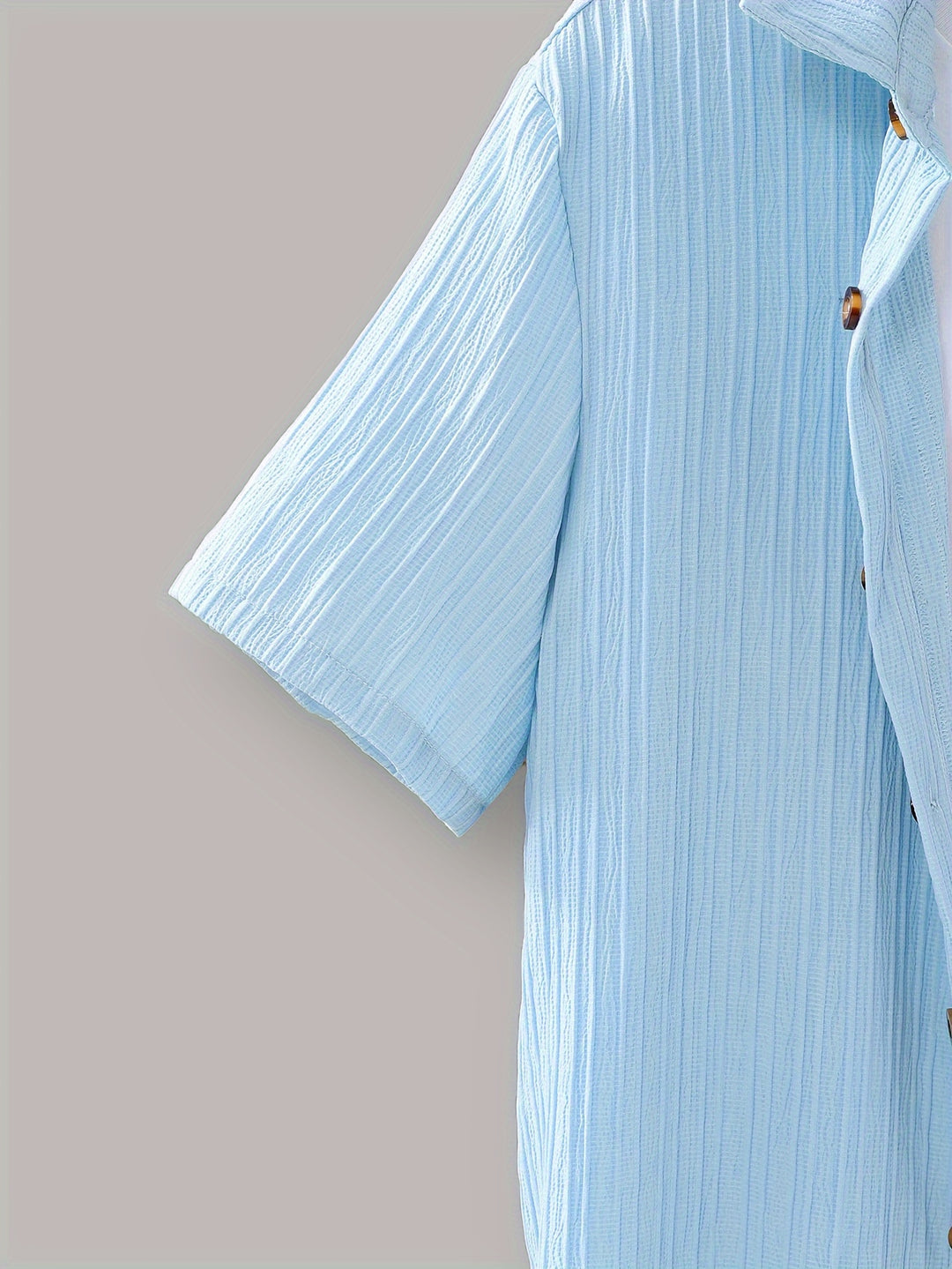 Men's Set | Fresh & Stylish | Structured Shirt & Shorts | Elastic Waist