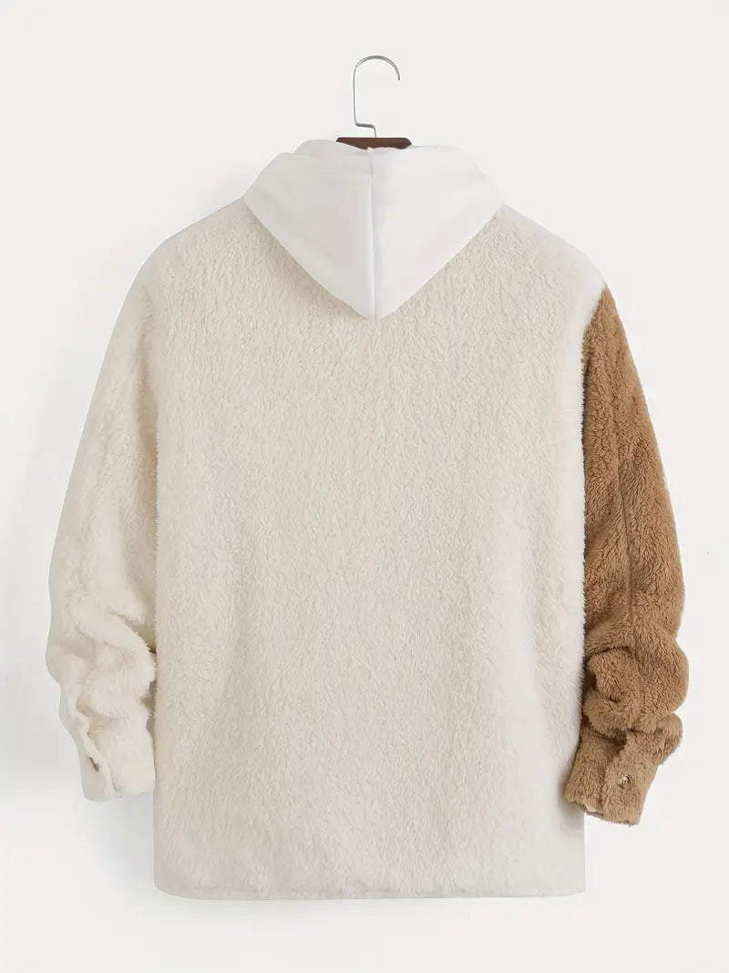 Classic wool fleece jacket with button closure for ultimate warmth and style | Roel
