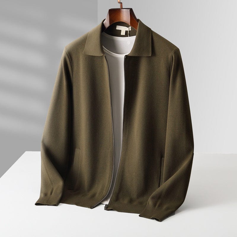 Beautiful cashmere zipped cardigan for timeless elegance and ultimate comfort | Lucas