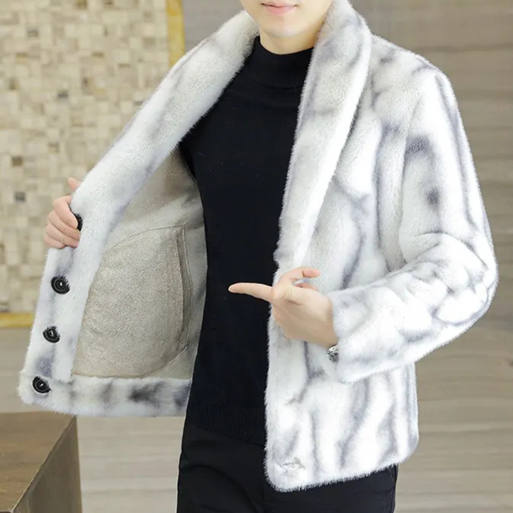 Elegant wool winter coat for men with luxurious comfort and timeless style | Victor