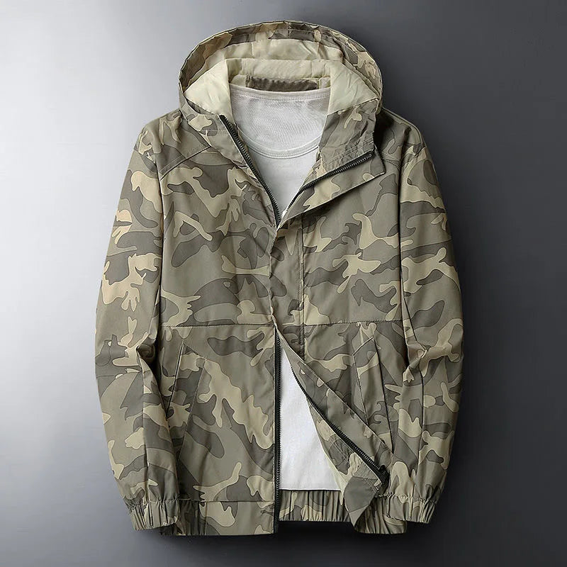 Bold camo jacket for men with rugged style and versatile comfort | Jay