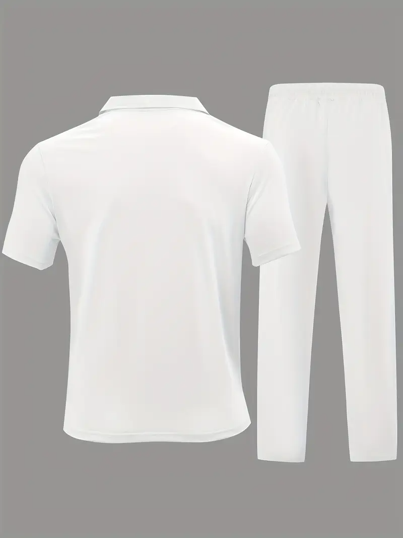 Men's set | Trendy & Comfortable | Zip T-shirt & Pants | Daily Use