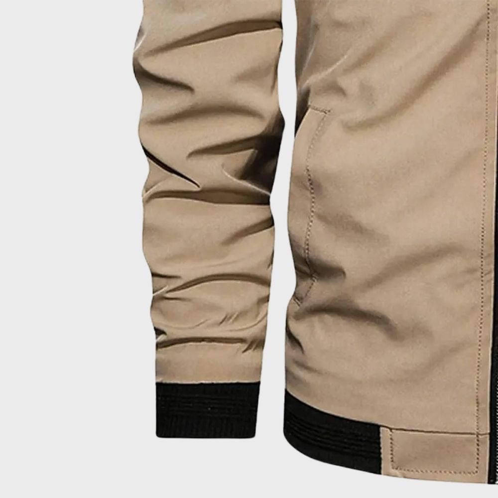Chic and stylish bomber jacket for men with effortless charm and urban look | Sam