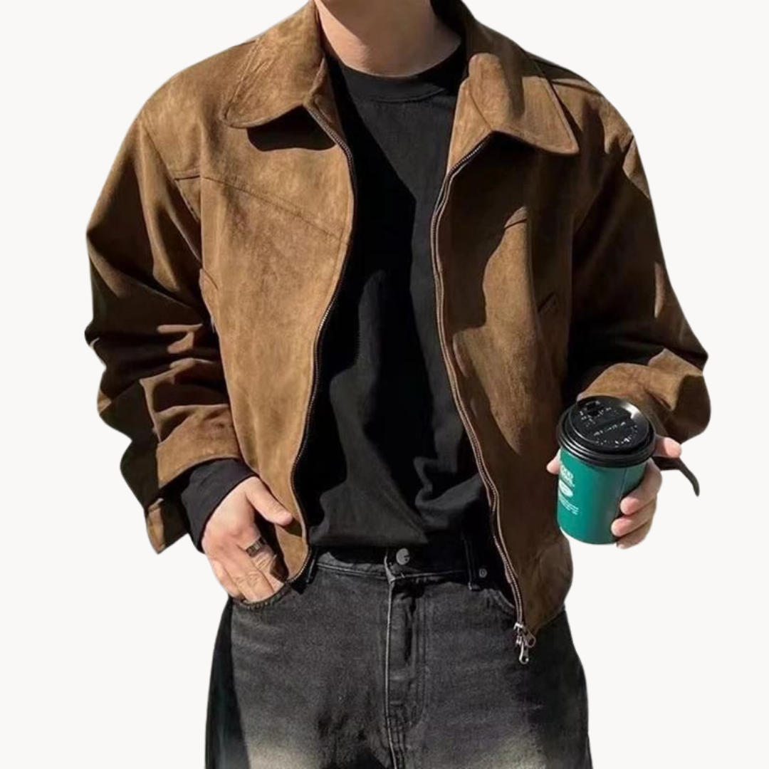 Casual Bomber Jacket for Men with Zip and Comfortable Fit | Joep