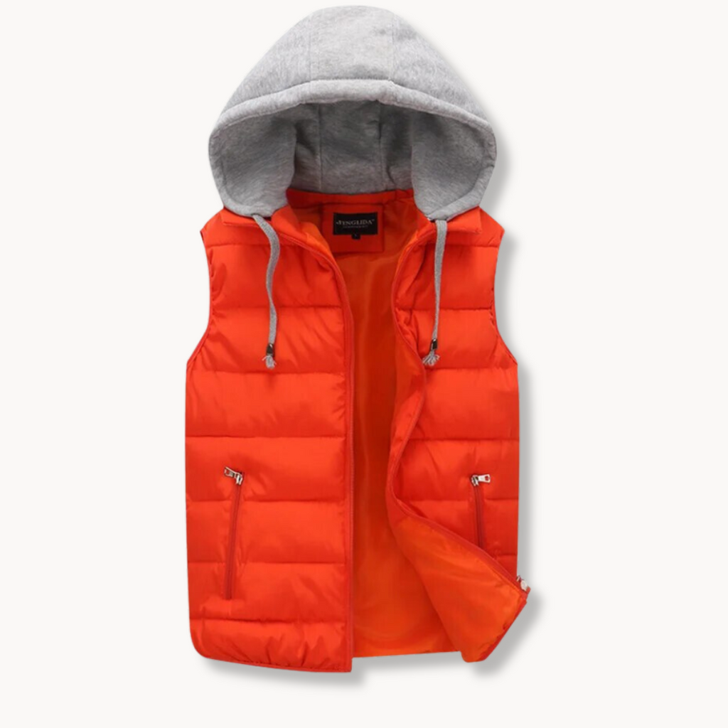 Cozy Hooded Quilted Vest for Men with Ultimate Comfort and Warmth | Tim