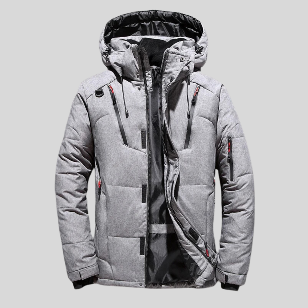 Charming hooded winter coat for ultimate warmth and timeless elegance | Marcel