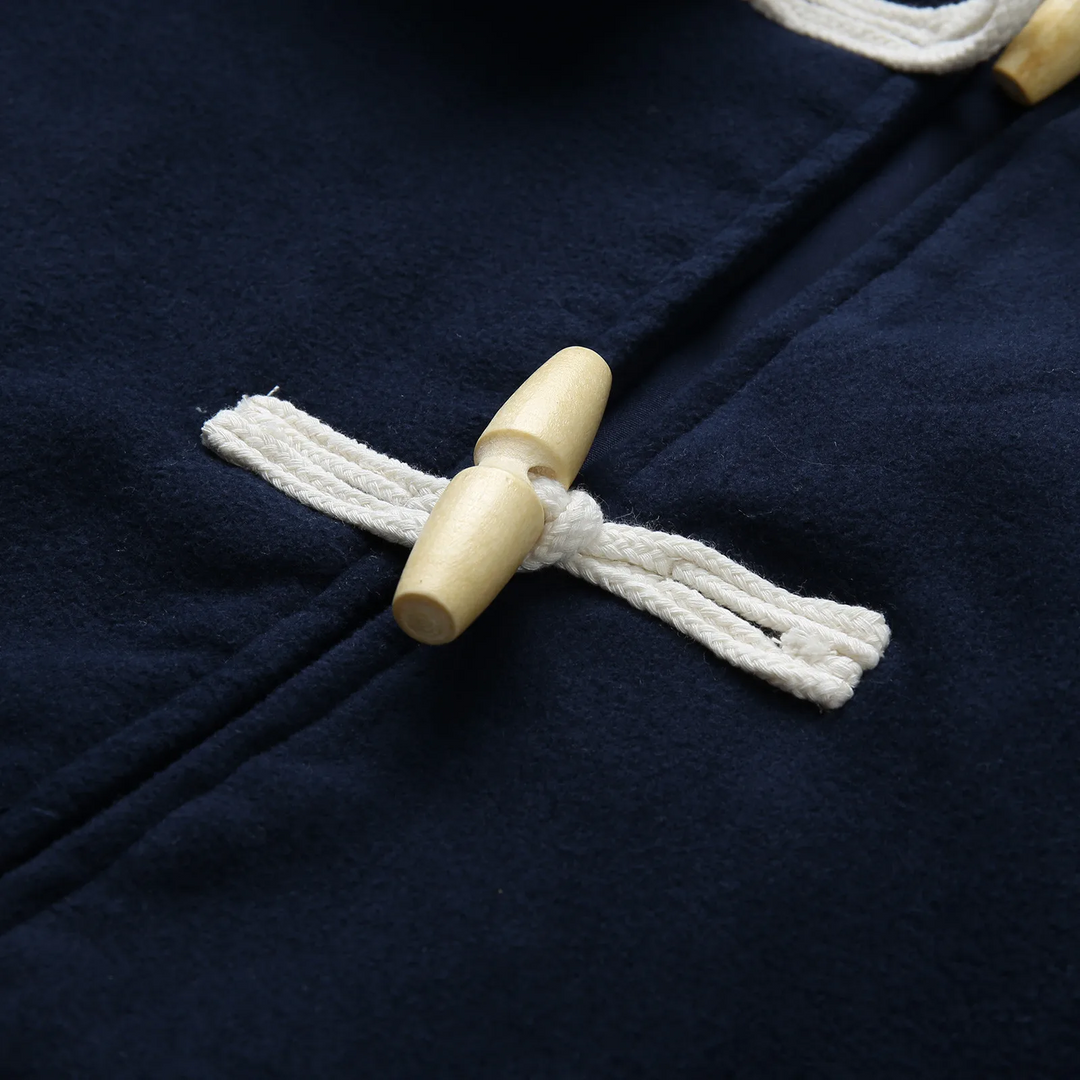 Classic wool Duffel Jacket For Men with timeless look and relaxed fit | Tim