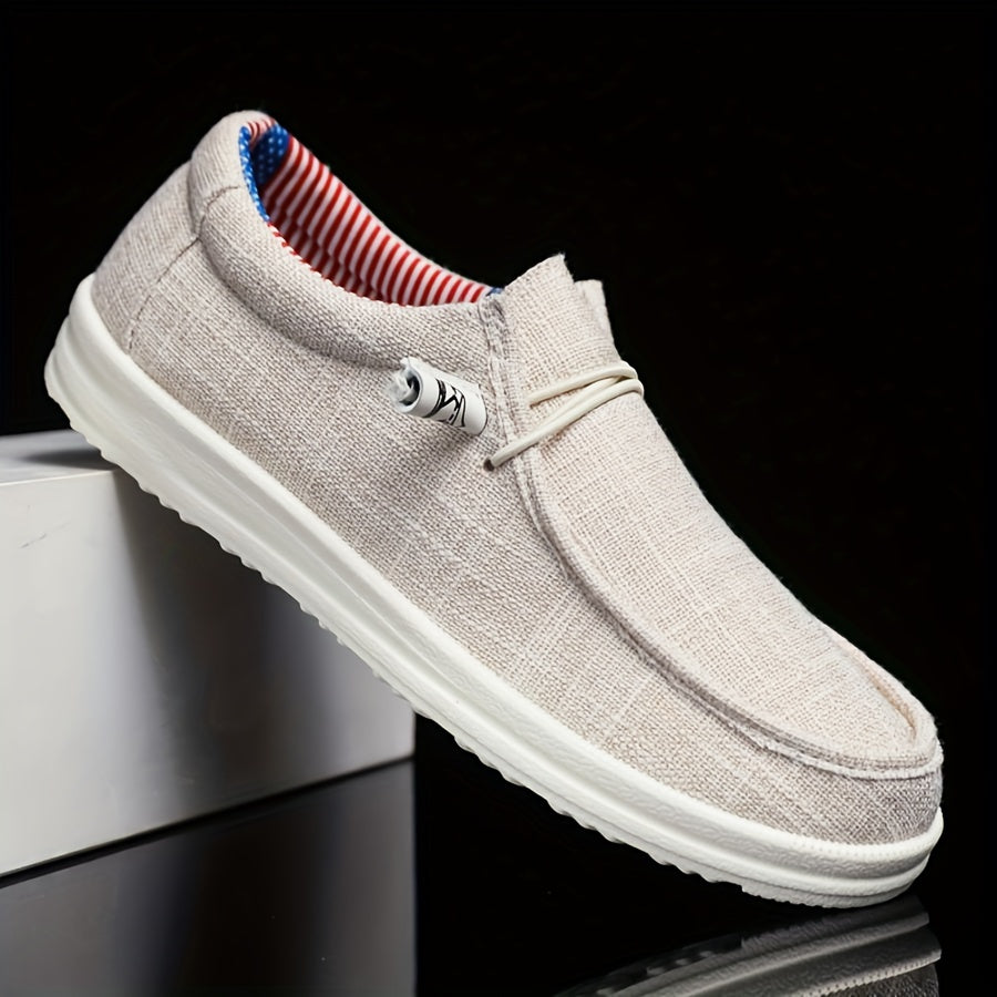 Men's Slip-On Shoes | Lightweight Canvas | Comfortable & Casual | Spring