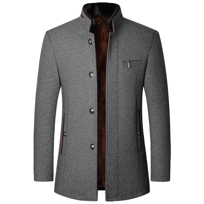 Elegant wool coat for men with timeless warmth and refined style | William
