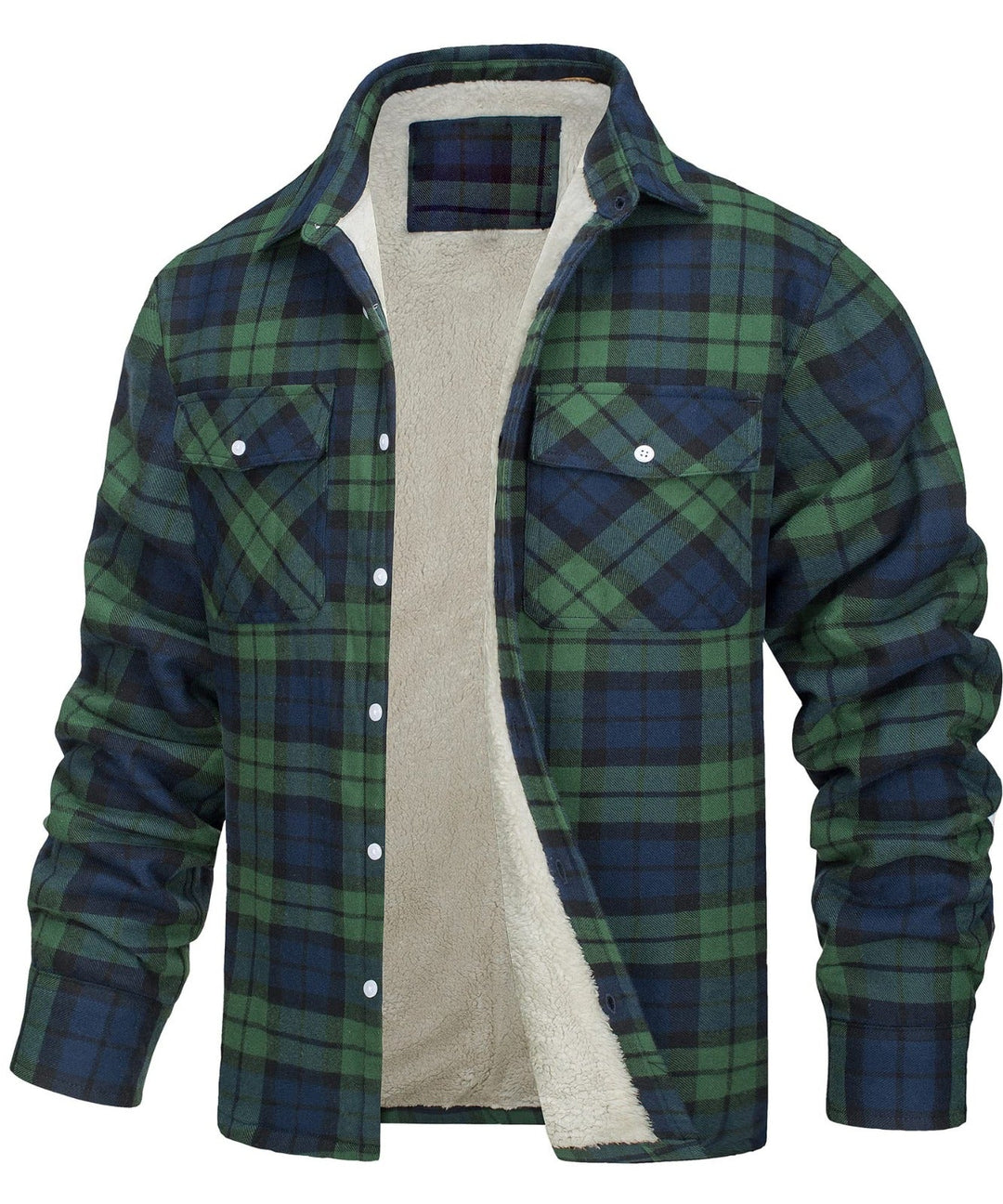 Checkered Shirt Jacket | Winter Warmth & Style | Fleece Lined