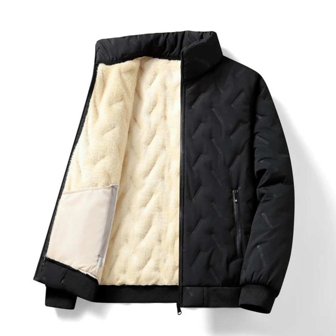 Luxury Kashmir down jacket for men with ultimate warmth and trendy style | Koen