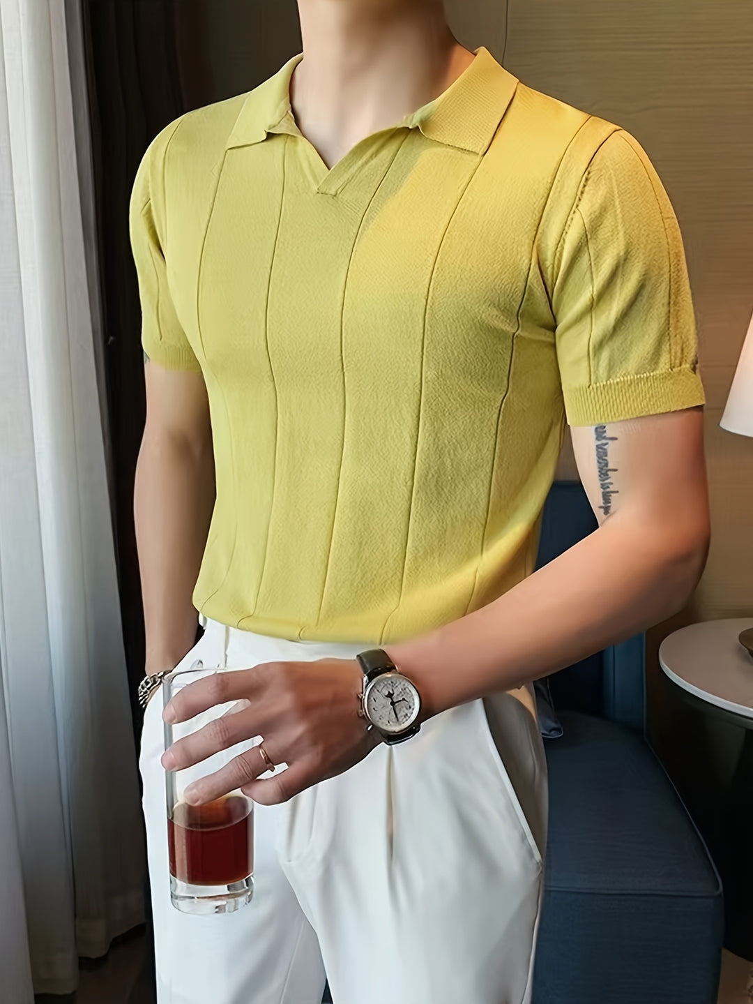 Lightweight and versatile men's short-sleeved polo shirt for casual and sportswear | Dani
