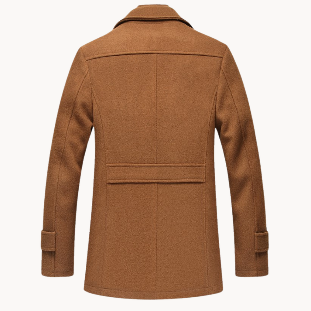 Elegant wool coat for men with timeless warmth and ultimate comfort | Ezra