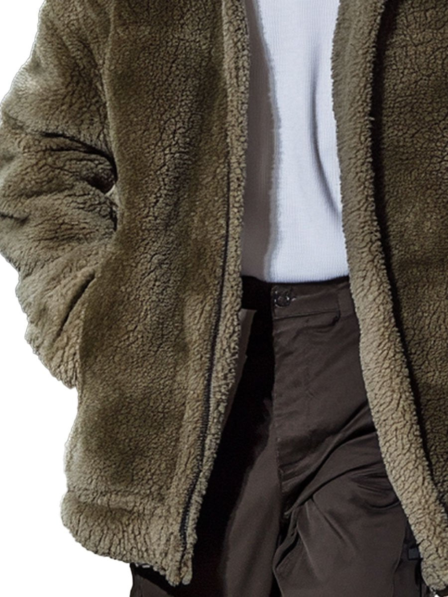 Luxury Teddy fur jacket for men with ultimate warmth and timeless comfort | Jelte