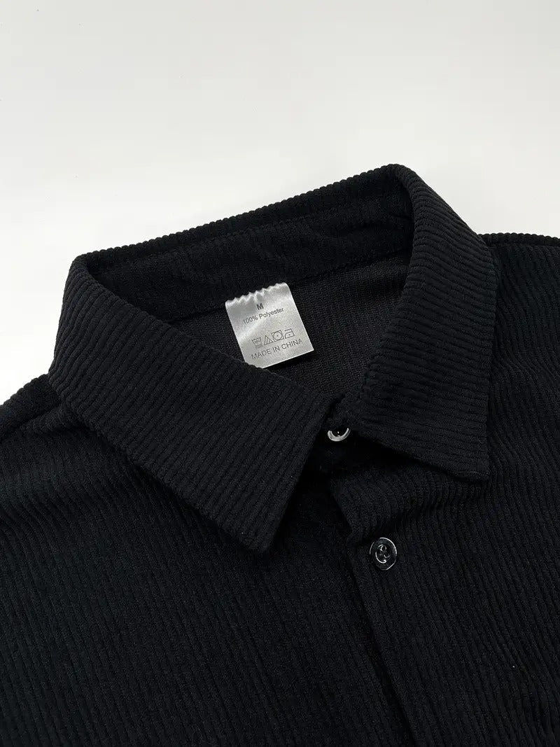Men's Casual Set | Long sleeves & Roll-neck | Solid Colour | Spring
