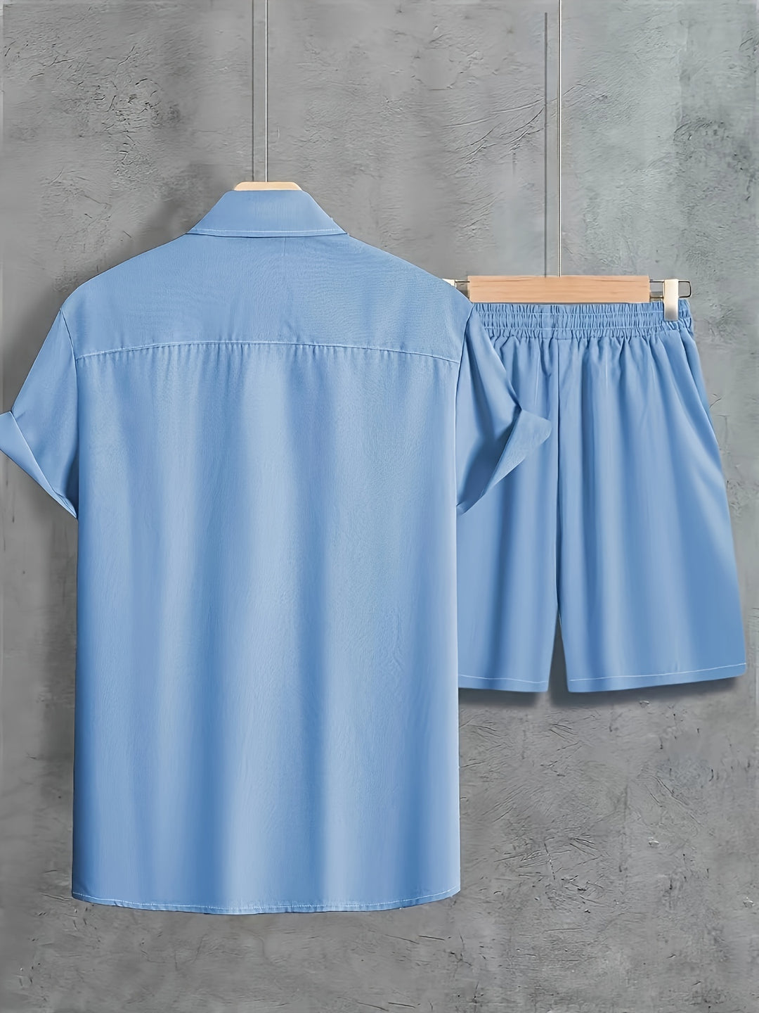 Men's Summer Set | Stylish Revers Shirt & Drawstring Shorts | Breathable & Comfortable