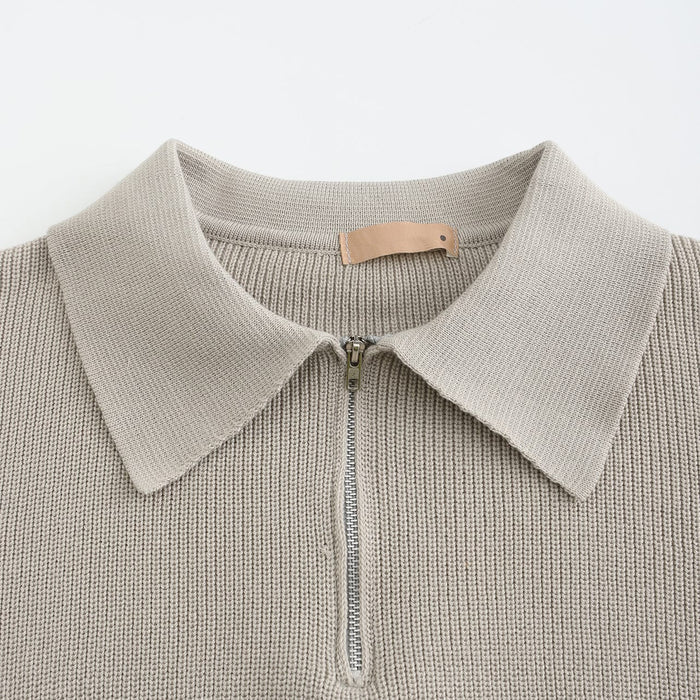 Elegant Half-Zip winter jumper for men with refined style and timeless warmth | Ezra