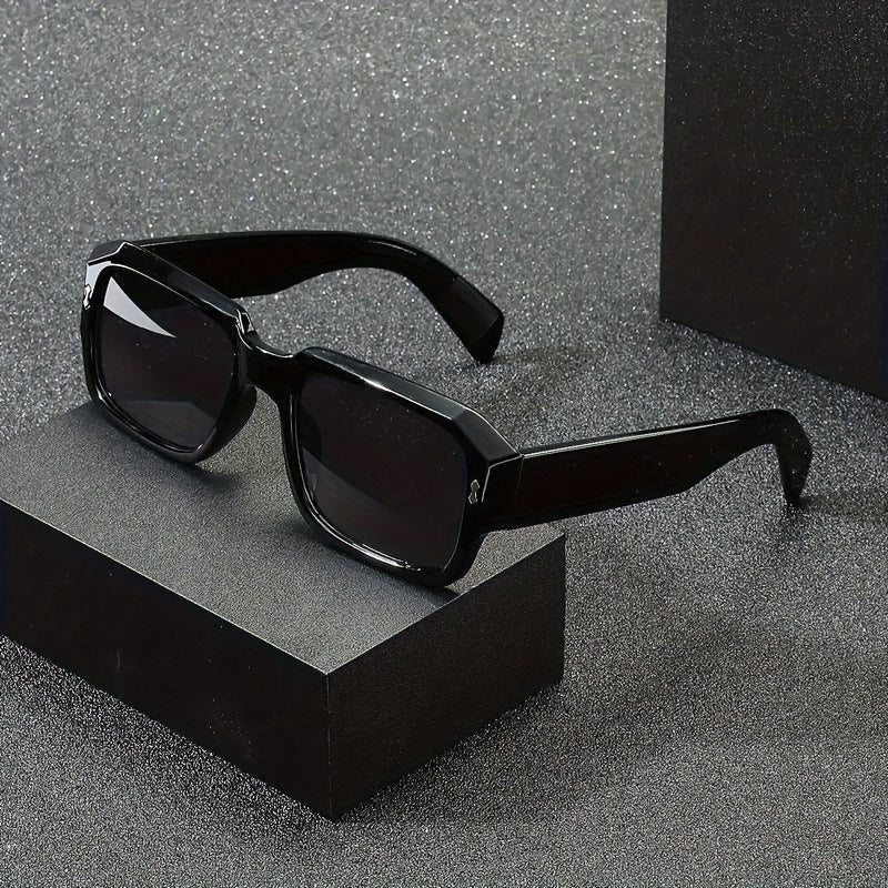 Men's Square Fashion Glasses | Full Rim & PC Frame | Unique design