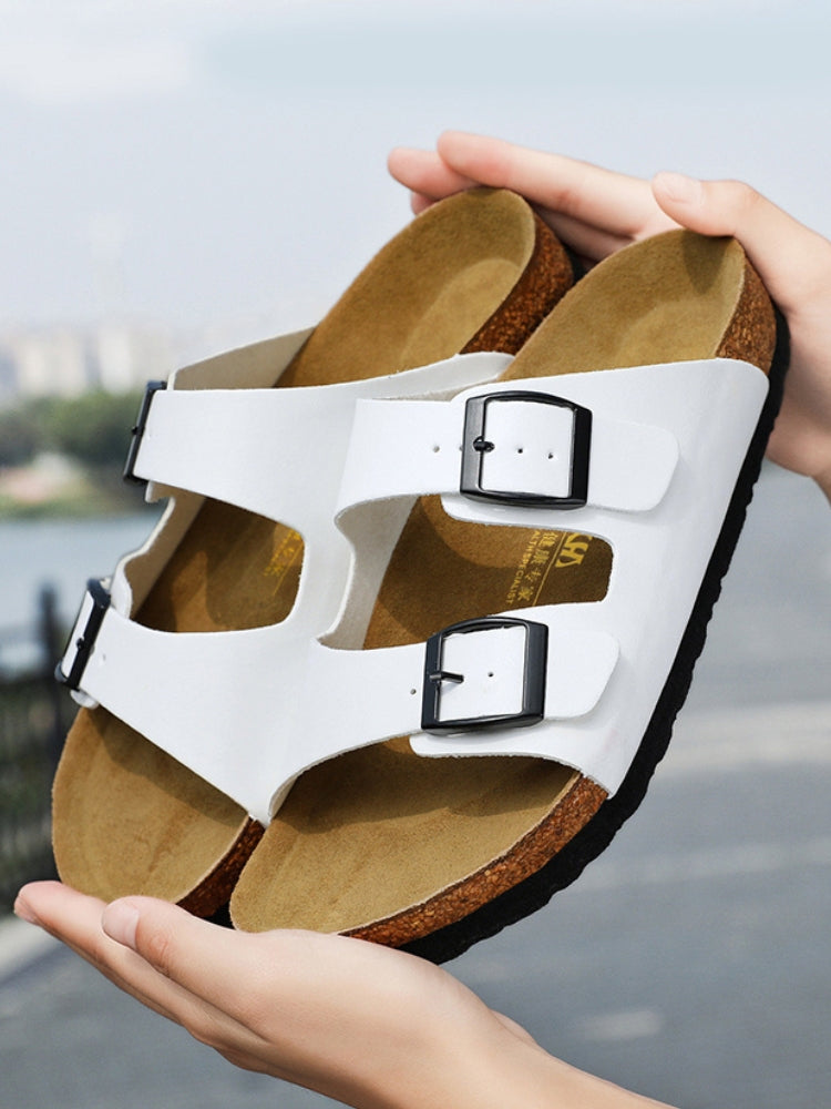 Classic cork sandals for men with comfortable fit and retro style | Hendrik