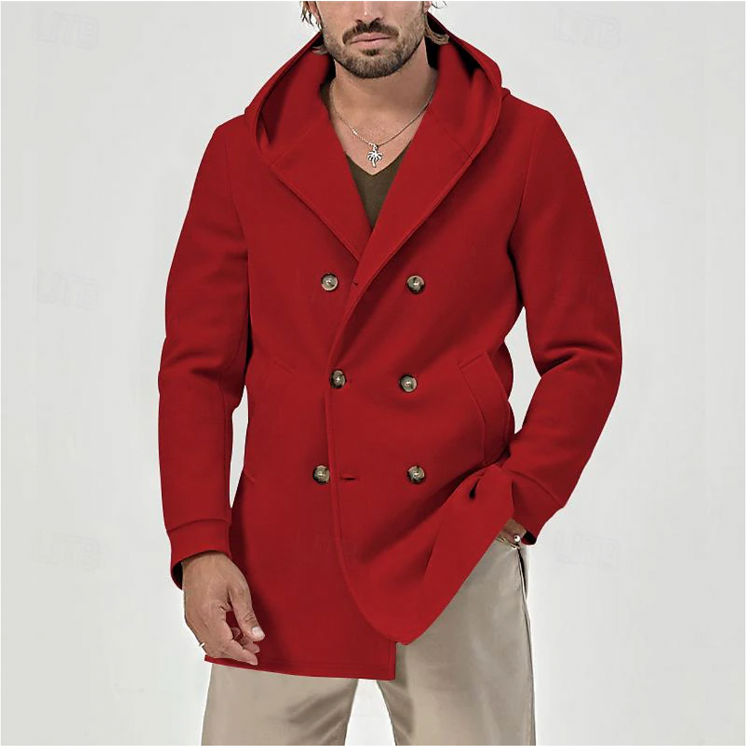 Elegant and soft mackintosh for men with timeless warmth and chic style | Nathan