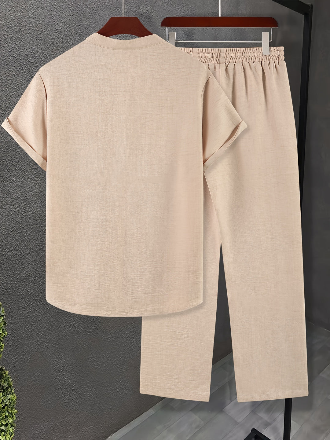 Breathable Shirt & Loose Trousers | Stylish & Comfortable | Men's Set