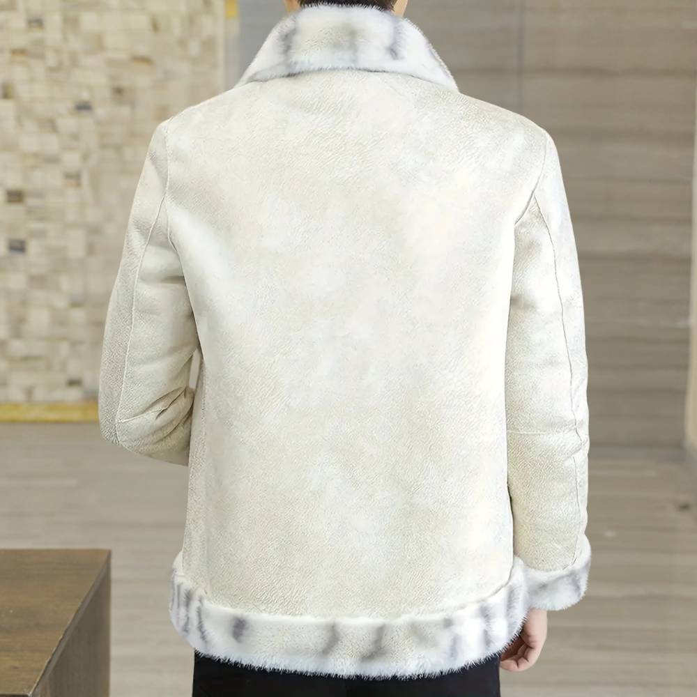 Elegant wool winter coat for men with luxurious comfort and timeless style | Victor