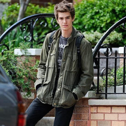 Durable and versatile Cargo Jacket with hidden hood and handy pockets for men | Xavi