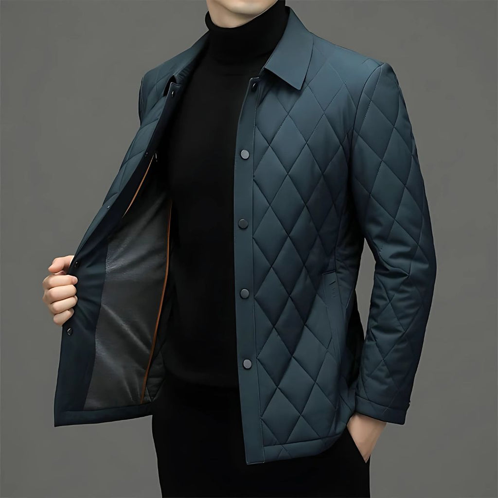 Elegant jacket with check pattern for timeless charm and unmatched warmth | Thijs