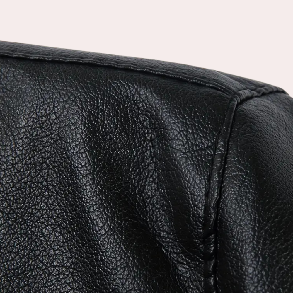 Classic men's leather jacket with timeless design and refined comfort | Jayden