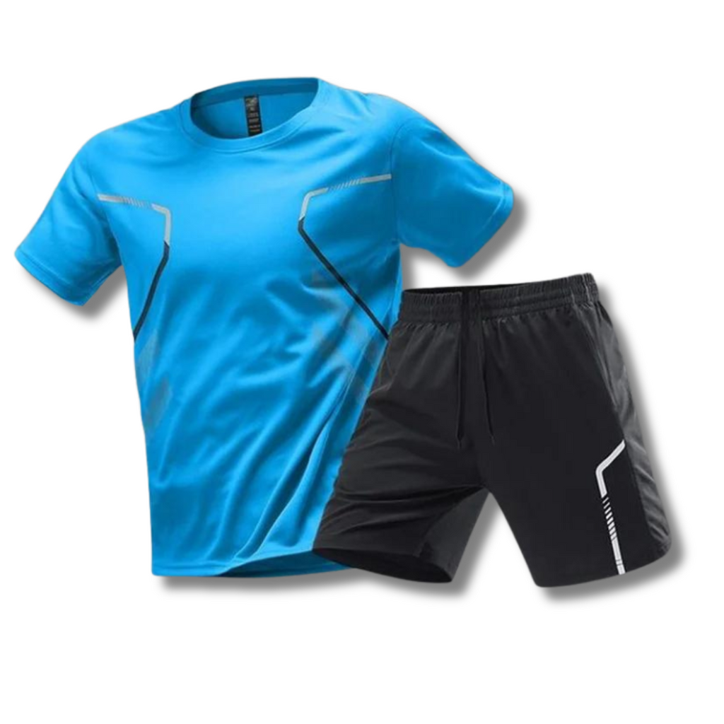 Comfortable men's sports kit with quick-drying fabric for summer activities | Mason