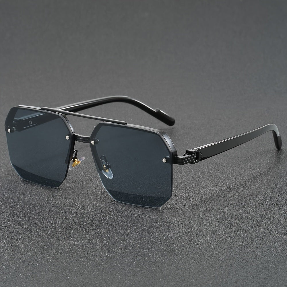 Half-rimmed Glasses | Stylish & Lightweight | Zinc alloy & PC Lens