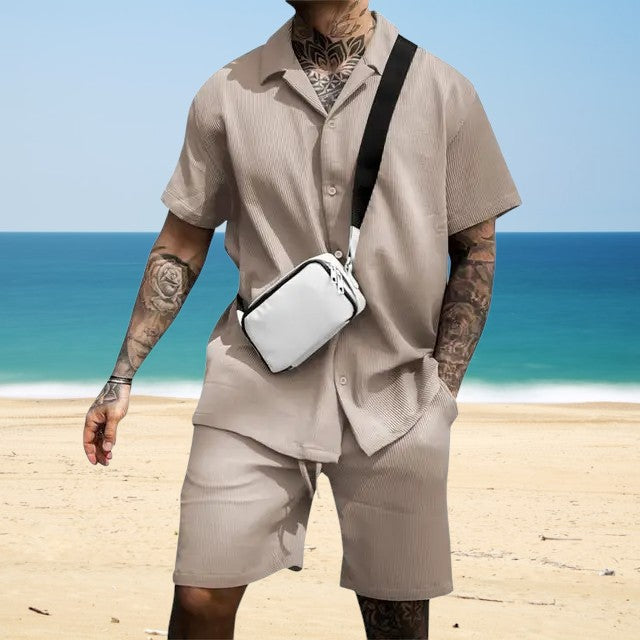 Relaxed summer set for men with Breathable design and timeless comfort | Gabriel