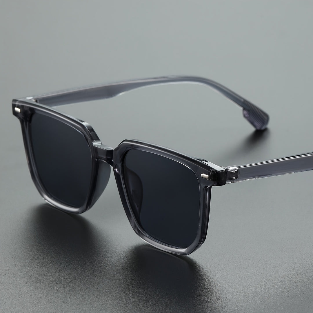 Men's Sunglasses | Vintage Square Frame | Durable & Lightweight | Casual Eyewear