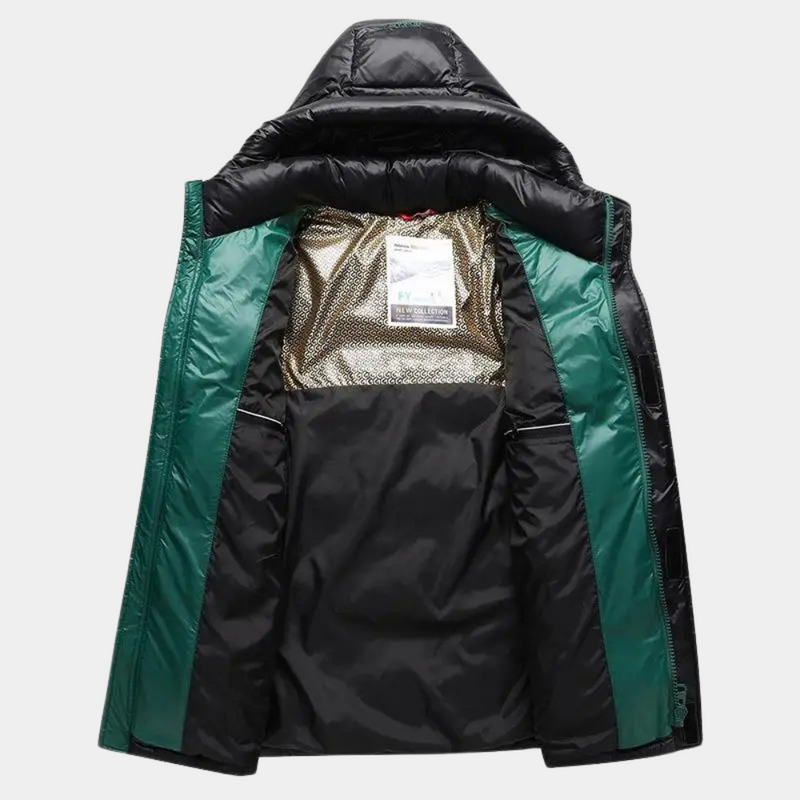 Cozy winter jacket for men with high-quality insulation and streamlined design | Hidde