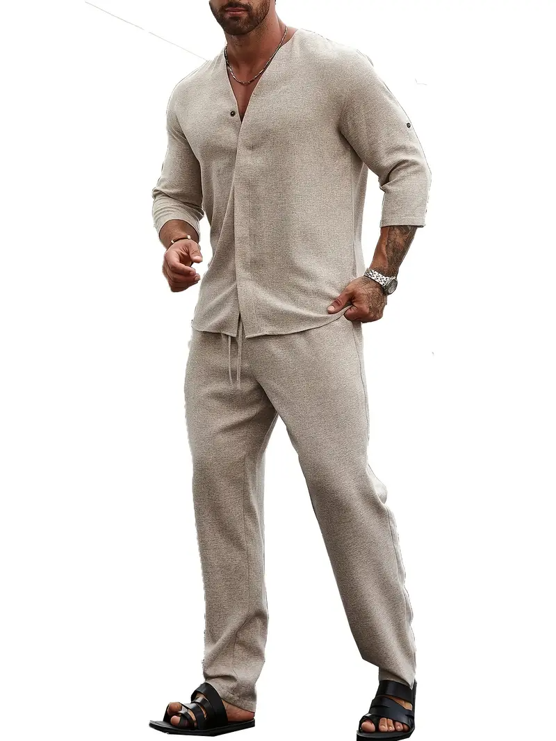 Two-piece Men's Set | Trendy & Breathable | Comfortable Fit | Everyday Use