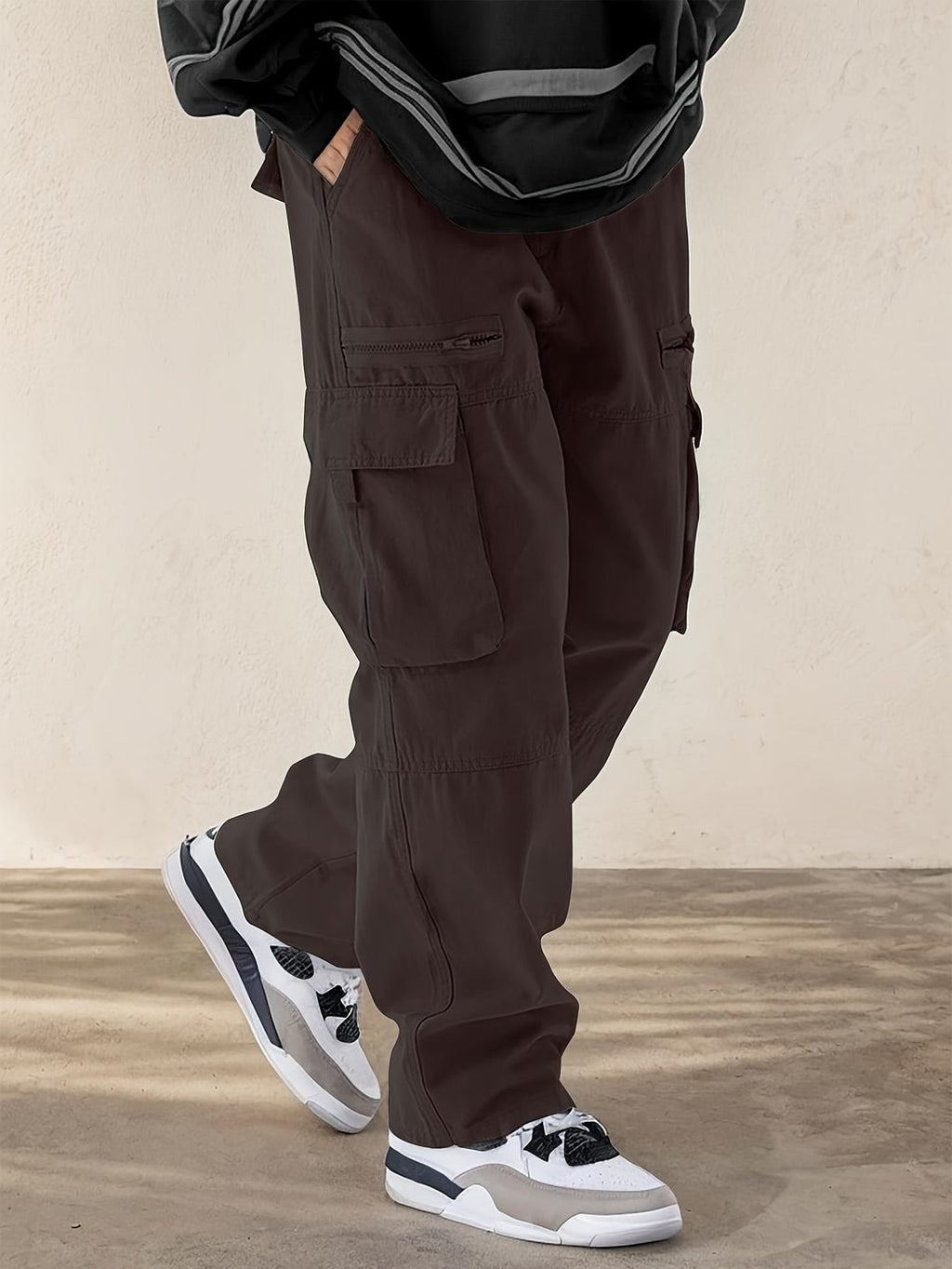 Men's Cargo Trousers | Drawstring & Flap Pockets | Comfortable & Durable | Streetwear