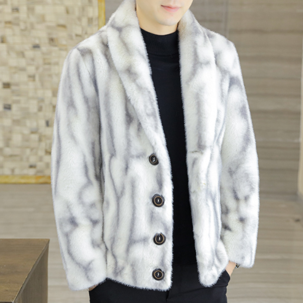 Elegant wool winter coat for men with luxurious comfort and timeless style | Victor