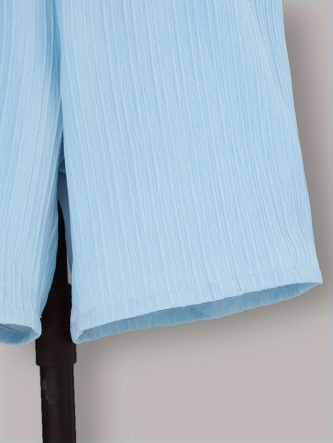 Men's Set | Fresh & Stylish | Structured Shirt & Shorts | Elastic Waist
