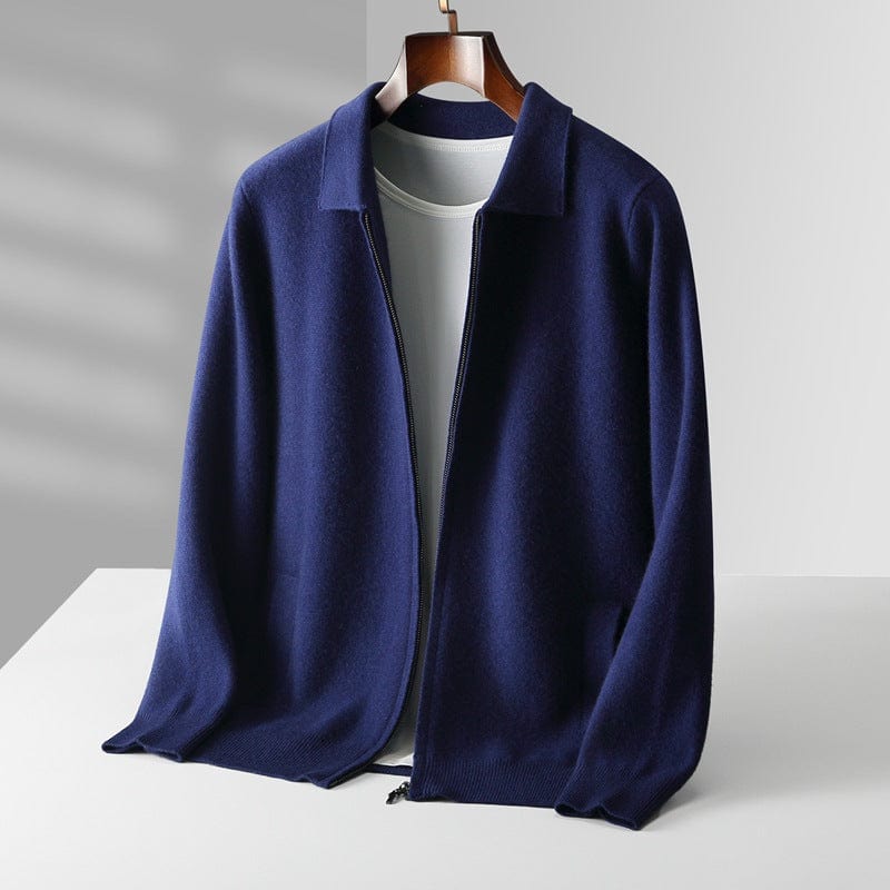 Beautiful cashmere zipped cardigan for timeless elegance and ultimate comfort | Lucas