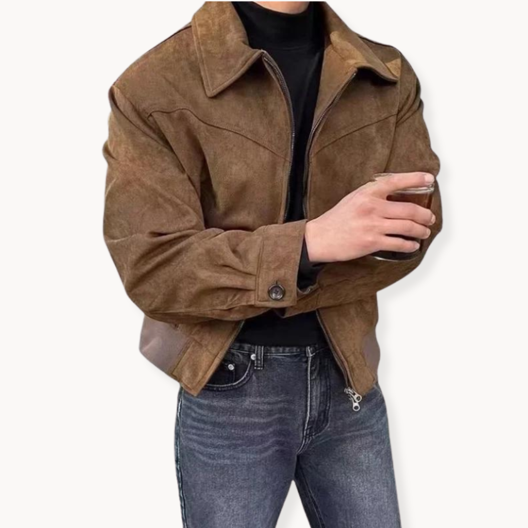 Casual Bomber Jacket for Men with Zip and Comfortable Fit | Joep