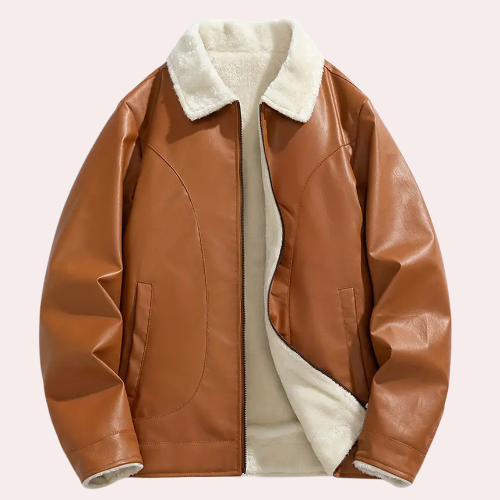 Chic and cosy men's winter coat with luxurious warmth and timeless elegance | Nolan