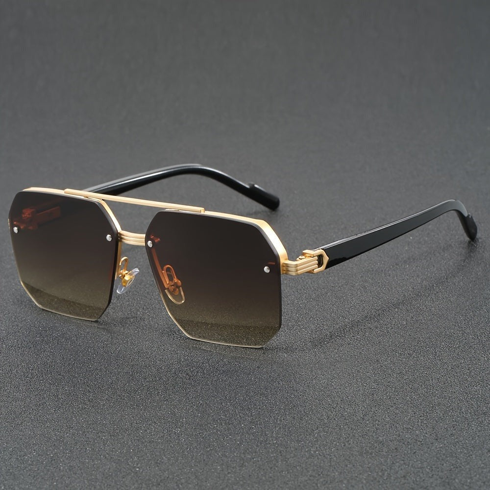 Half-rimmed Glasses | Stylish & Lightweight | Zinc alloy & PC Lens